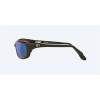 Costa Harpoon Sunglasses Shiny Black Frame Green Mirror Polarized Glass Lense