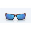 Costa Jose Sunglasses Tortoise Frame Blue Mirror Polarized Glass Lense