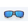 Costa Fantail Sunglasses Tortoise Frame Blue Mirror Polarized Glass Lense