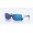 Costa Tuna Alley Sunglasses Shiny Crystal Frame Blue Mirror Polarized Glass Lense
