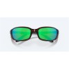 Costa Brine Sunglasses Tortoise Frame Green Mirror Polarized Polycarbonate Lense