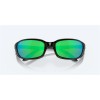 Costa Brine Sunglasses Gunmetal Frame Green Mirror Polarized Polycarbonate Lense