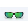 Costa Tuna Alley Sunglasses Tortoise Frame Green Mirror Polarized Polycarbonate Lense