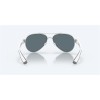 Costa Loreto Sunglasses Palladium Frame Blue Mirror Polarized Polycarbonate Lense