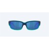 Costa Caballito Sunglasses Matte Caribbean Fade Frame Blue Mirror Polarized Polycarbonate Lense