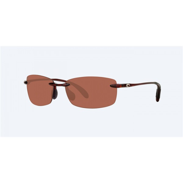 Costa Ballast Readers Sunglasses Tortoise Frame Copper Polarized Polycarbonate Lense
