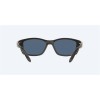 Costa Fisch Readers Sunglasses Matte Black Frame Blue Mirror Polarized Polycarbonate Lense