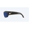 Costa Fisch Readers Sunglasses Matte Black Frame Blue Mirror Polarized Polycarbonate Lense