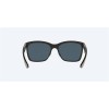 Costa Anna Sunglasses Shiny Olive Tort On Black Frame Gray Polarized Polycarbonate Lense