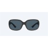 Costa Gannet Sunglasses Shiny Black/Hibiscus Frame Gray Polarized Polycarbonate Lense