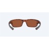 Costa Whitetip Sunglasses Retro Tortoise Frame Green Mirror Polarized Glass Lense