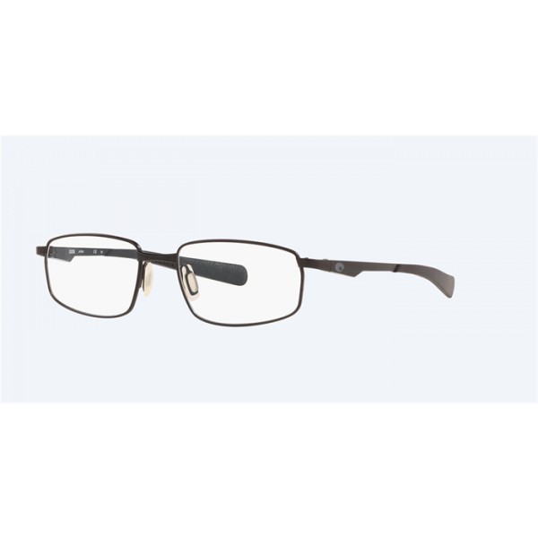 Costa Bimini Road 110 Satin Black Frame Clear Lense Eyeglasses