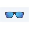 Costa Ocearch® Half Moon Sunglasses Tiger Shark Ocearch Frame Green Mirror Polarized Glass Lense