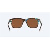 Costa Aransas Sunglasses Shiny Ocean Tortoise Frame Copper Polarized Glass Lense