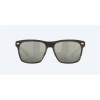Costa Aransas Sunglasses Matte Storm Gray Frame Gray Silver Mirror Polarized Glass Lense