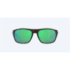 Costa Tico Sunglasses Matte Wetlands Frame Green Mirror Polarized Glass Lense