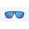 Costa Ocearch® Switchfoot Sunglasses Matte Black Ocearch Frame Blue Mirror Polarized Glass Lense