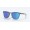 Costa Sullivan Sunglasses Matte Gray Crystal Frame Blue Mirror Polarized Glass Lense