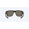 Costa Ferg Sunglasses Matte Black Frame Blue Mirror Polarized Glass Lense