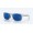 Costa Baffin Sunglasses Net Light Gray Frame Blue Mirror Polarized Glass Lense