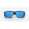 Costa Blackfin Pro Sunglasses Matte Black Frame Blue Mirror Polarized Glass Lense