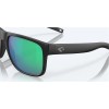 Costa Spearo Xl Sunglasses Matte Black Frame Green Mirror Polarized Glass Lense