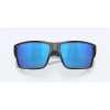 Costa Reefton Pro Sunglasses Matte Black Frame Blue Mirror Polarized Glass Lense