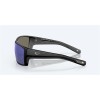 Costa Reefton Pro Sunglasses Matte Black Frame Blue Mirror Polarized Glass Lense