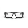 Oakley Det Cord Industrial-Safety Glass Sunglasses Matte Black Frame Clear Lense