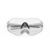 Oakley EVZero Path® Sunglasses Matte White Frame Clear To Black Iridium Photochromic Lense