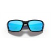 Oakley Straightlink Sunglasses Polished Black Frame Sapphire Iridium Lense