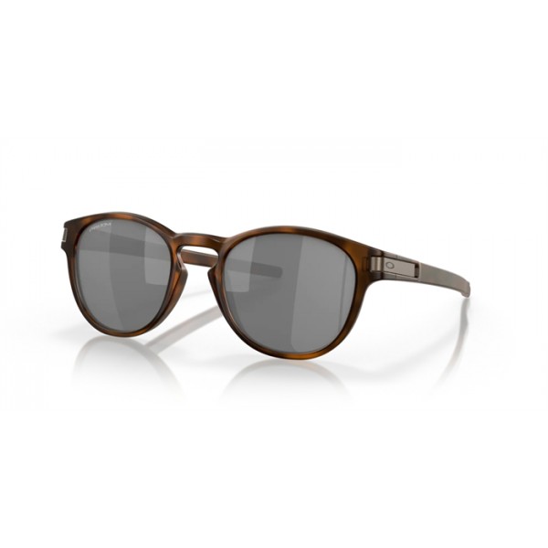 Oakley Latch Sunglasses Matte Brown Tortoise Frame Prizm Black Lense