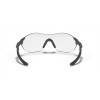 Oakley EVZero Swift Sunglasses Steel Frame Clear To Black Iridium Photochromic Lense