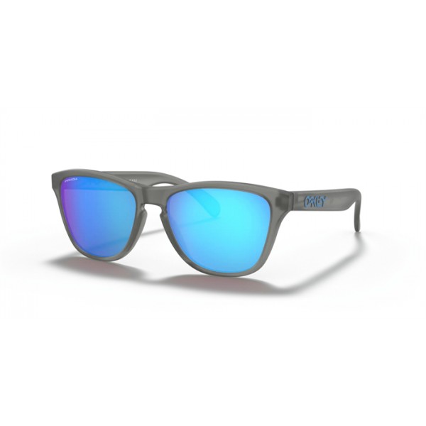 Oakley Frogskins XS Sunglasses Matte Grey Ink Frame Prizm Sapphire Lense