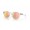 Oakley Latch Sunglasses Matte Clear Frame Prizm Rose Gold Polarized Lense