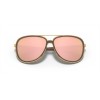 Oakley Split Time Sunglasses Brown Tortoise Frame Prizm Rose Gold Polarized Lense