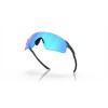 Oakley EVZero Blades Sunglasses Steel Frame Prizm Sapphire Lense