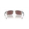 Oakley Gibston Sunglasses Polished Clear Frame Prizm Sapphire Lense