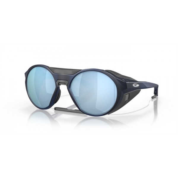 Oakley Clifden Sunglasses Matte Translucent Blue Frame Prizm Deep Water Polarized Lense