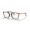 Oakley Side Swept Satin Brown Tortoise Frame Eyeglasses