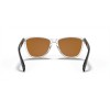 Oakley Frogskins 35th Anniversary Sunglasses Polished Clear Frame Prizm Violet Lense