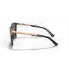 Oakley Side Swept Sunglasses Velvet Black Frame Prizm Rose Gold Polarized Lense