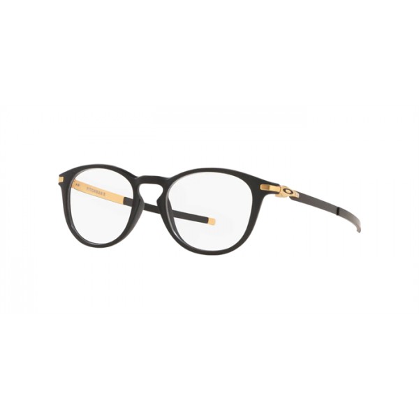 Oakley Pitchman R Satin Black/Gold Frame Eyeglasses