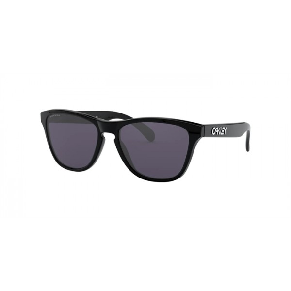 Oakley Frogskins XS Sunglasses Polished Black Frame Prizm Grey Lense