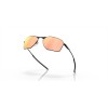 Oakley Savitar Sunglasses Satin Black Frame Prizm Rose Gold Polarized Lense