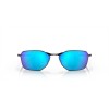 Oakley Savitar Sunglasses Satin Black Frame Prizm Sapphire Polarized Lense