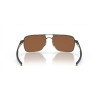 Oakley Gauge 6 Sunglasses Pewter Frame Prizm Tungsten Lense
