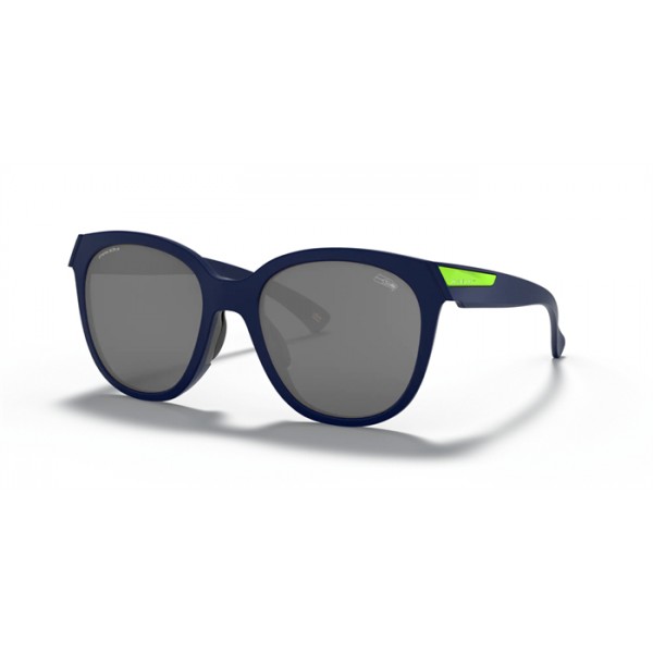 Oakley Seattle Seahawks Low Key Sunglasses Matte Navy Frame Prizm Black Lense