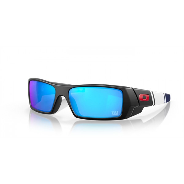 Oakley New York Giants Gascan® Sunglasses Matte Black Frame Prizm Sapphire Lense