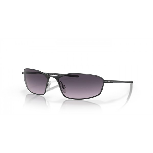 Oakley Whisker Sunglasses Satin Light Steel Frame Prizm Grey Lense
